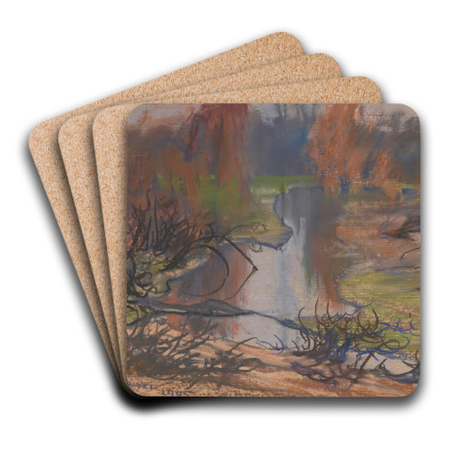 Krajobraz znad Rudawy by Stanisaw Wyspiaski Art Drink Coaster set