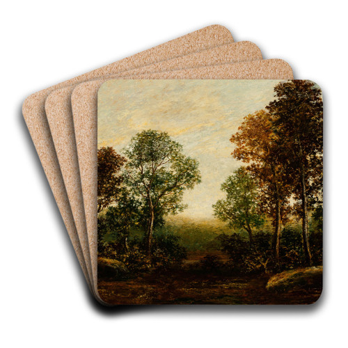 Landscape with Trees by Ralph Albert Blakelock Art Drink Coaster set