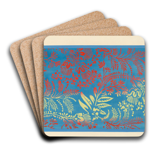 Bandbox Design by Harold Merriam Art Drink Coaster set Bandbox Design by Harold Merriam Art Drink Coaster set