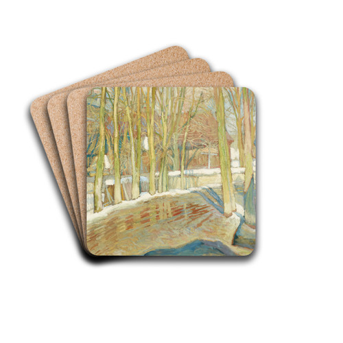 Thaw by Stanisaw Kamocki Drink Coasters - set of 4