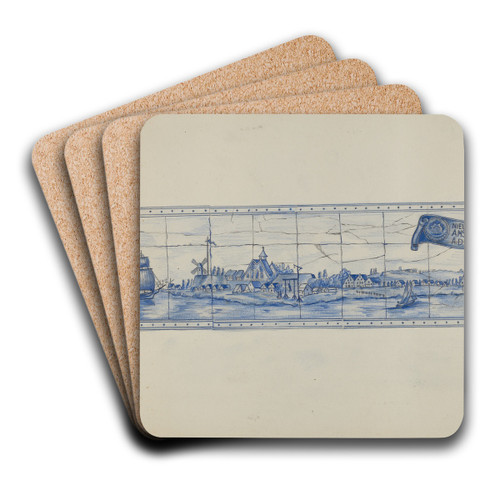 Tile by A. Zimet Art Drink Coaster set