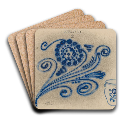 Crock by John Tarantino Art Drink Coaster set