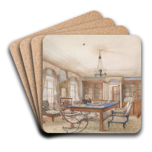 Interieur by Franz Alt Art Drink Coaster set