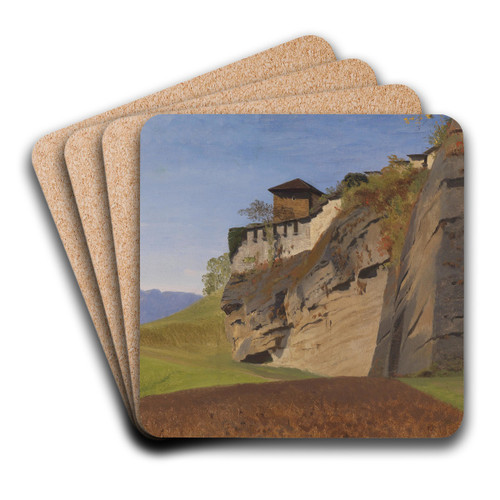 Richterhhe am Mnchsberg in Salzburg by Anton Hlavacek Art Drink Coaster set