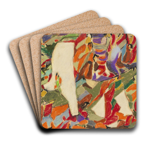 Komposition by Adolf Hlzel Art Drink Coaster set Komposition by Adolf Hlzel Art Drink Coaster set