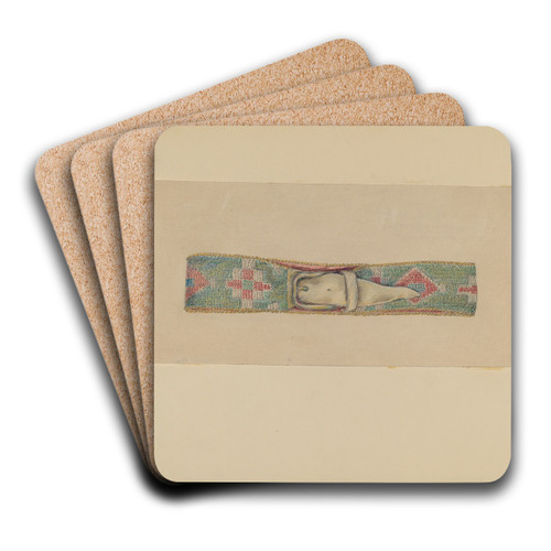 Belt by Mary Berner Art Drink Coaster set