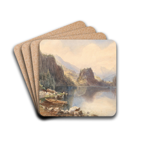Gebirgssee by Anton Altmann Drink Coasters - set of 4
