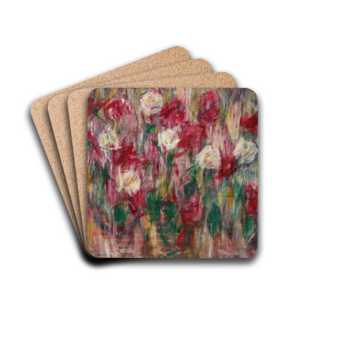 Rosen und Nelken by Christian Rohlfs Drink Coasters - set of 4
