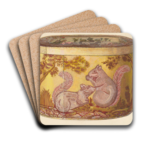 Bandbox by Arsen Maralian Art Drink Coaster set