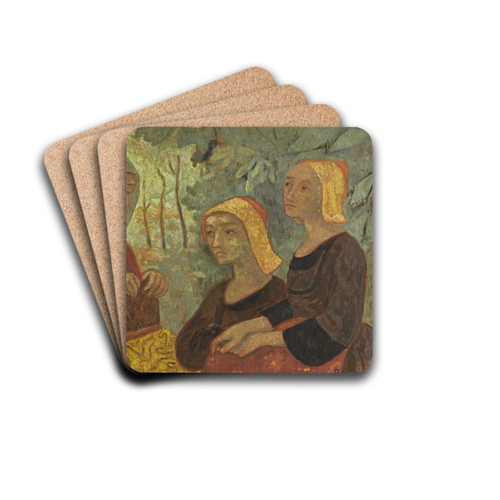 Bretonnes au livre by Paul Srusier Drink Coasters - set of 4