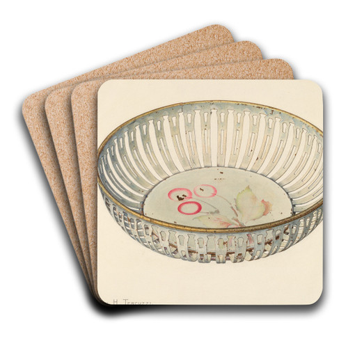 Bread Basket by John H. Tercuzzi Art Drink Coaster set Bread Basket by John H. Tercuzzi Art Drink Coaster set