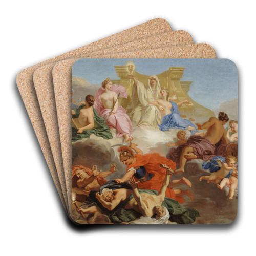 Le Triomphe de la Justice by Jean Jouvenet Art Drink Coaster set