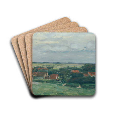 Hollndische Landschaft by Hans Tichy Drink Coasters - set of 4