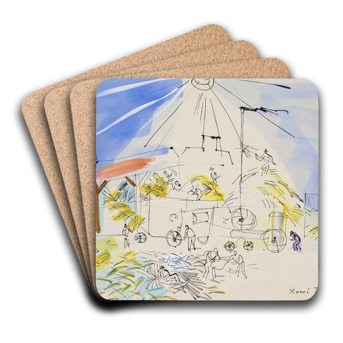 Dpiquage au soleil by Raoul Dufy Art Drink Coaster set