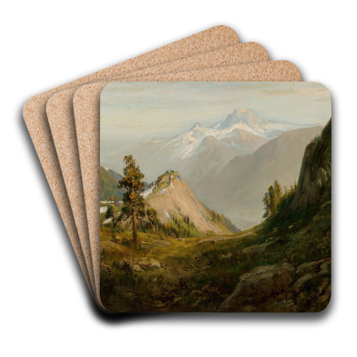 Where Gold was Found in California by William Keith Art Drink Coaster set
