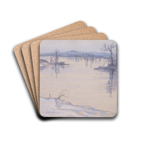 Wisa pod Krakowem by Stanisaw Wyspiaski Drink Coasters - set of 4