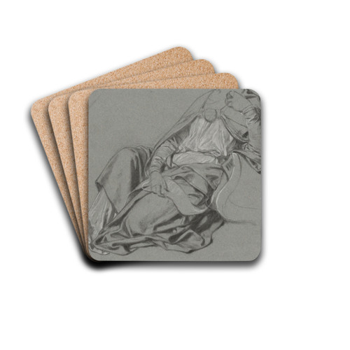 Allegorical Figure of the Gothic by Nicaise De Keyser Drink Coasters - set of 4
