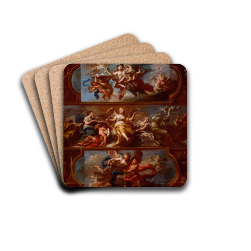 Allegory by Sebastiano Conca Drink Coasters - set of 4