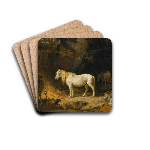 The Sand Pit by James Ward Drink Coasters - set of 4