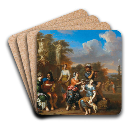Concerto AllAntica by Gerard Hoet Art Drink Coaster set