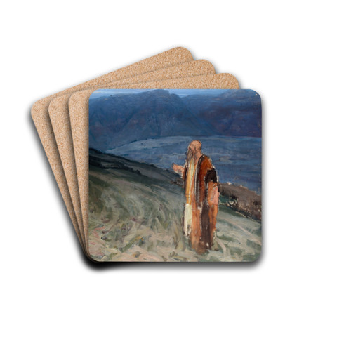 Study for Moses and the Burning Bush by Henry Ossawa Tanner Drink Coasters - set of 4