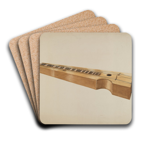 Psalmodicon by Wilbur M Rice Art Drink Coaster set
