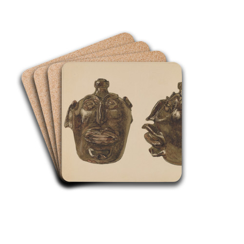 Grotesque Jug by Frank Fumagalli Drink Coasters - set of 4