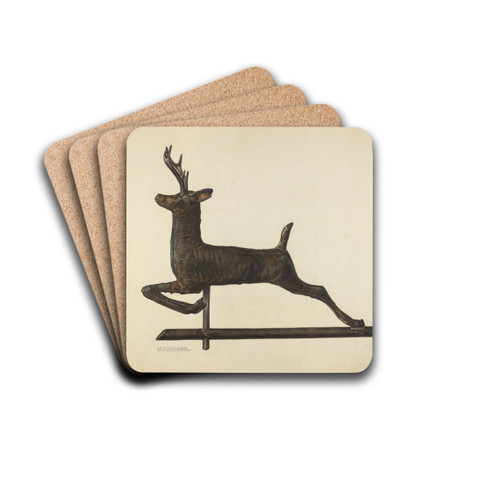 Weather Vane by Nicholas Acampora Drink Coasters - set of 4