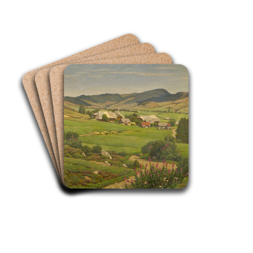 Bernau-Oberlehen by Julius Heffner Drink Coasters - set of 4