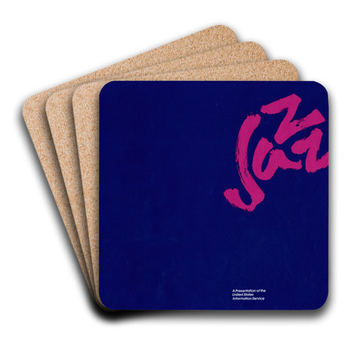 JAZZ. by U.S. Information Agency Art Drink Coaster set