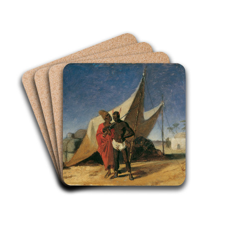 Szene In Nordafrika by Hans Canon Drink Coasters - set of 4