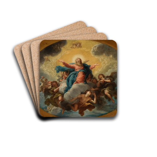 Himmelfahrt Maria by Louis de Boullogne Drink Coasters - set of 4