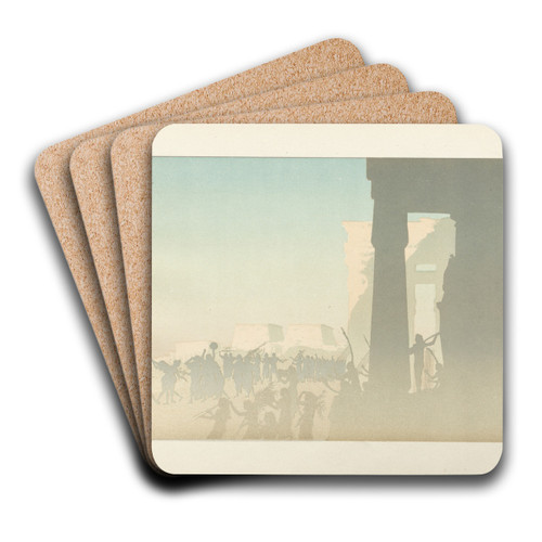 The Prodigal Son; Deuxime Tableau by Henri Rivire Art Drink Coaster set
