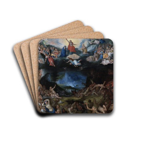 The Last Judgement by Jan Brueghel The Elder Drink Coasters - set of 4