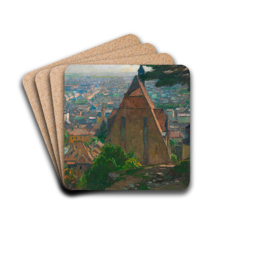 Blick auf Mdling by Carl Moll Drink Coasters - set of 4