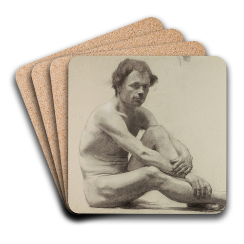 Untitled III by Howard Russell Butler Art Drink Coaster set Untitled III by Howard Russell Butler Art Drink Coaster set
