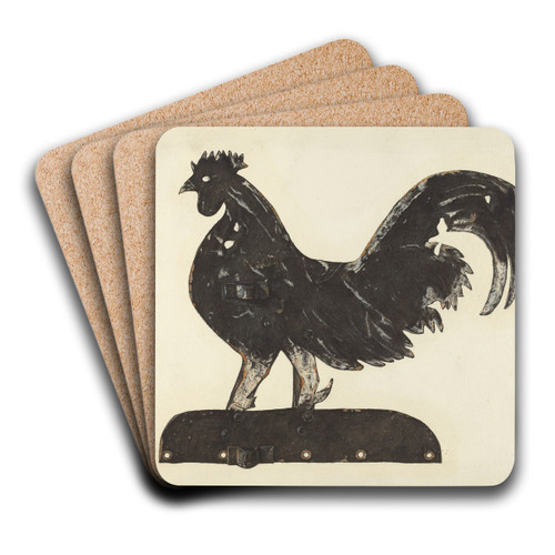 Weather Vane by Nicholas Acampora Art Drink Coaster set