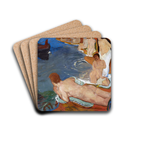 Ulysses And The Sirens by Carl Burckhardt Drink Coasters - set of 4