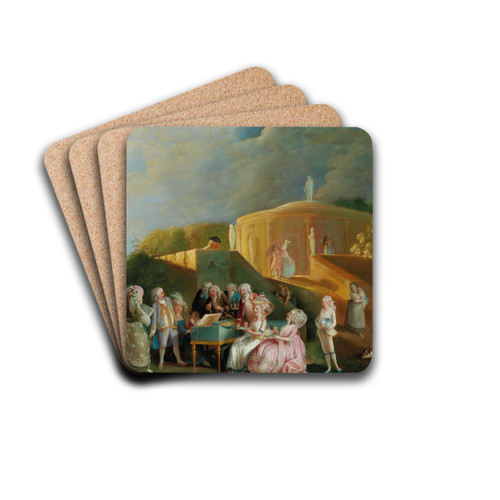 The Concert by French School Drink Coasters - set of 4 The Concert by French School Drink Coasters - set of 4