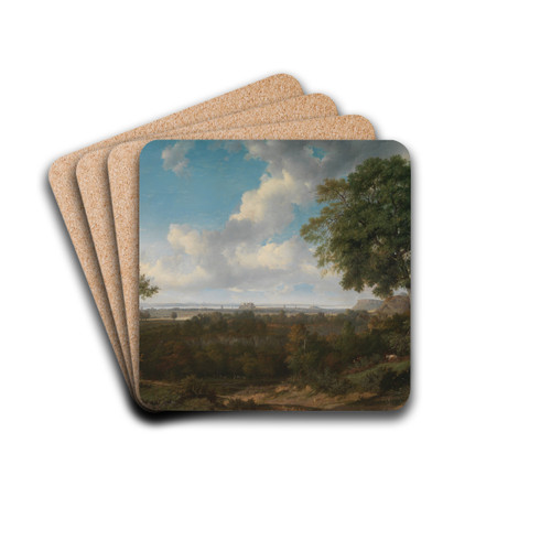 Edinburgh from the Braids by Patrick Nasmyth Drink Coasters - set of 4 Edinburgh from the Braids by Patrick Nasmyth Drink Coasters - set of 4