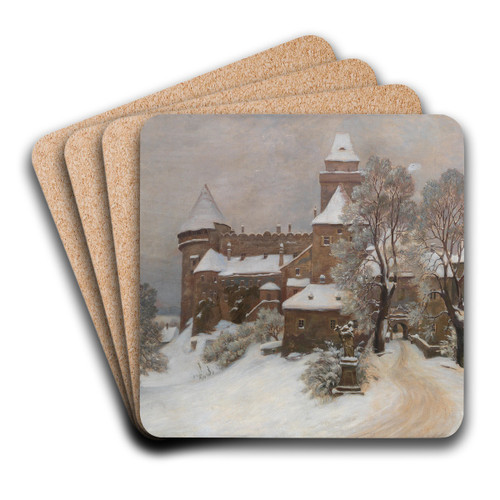 Burg Heidenreichstein by Hans Gtzinger Art Drink Coaster set
