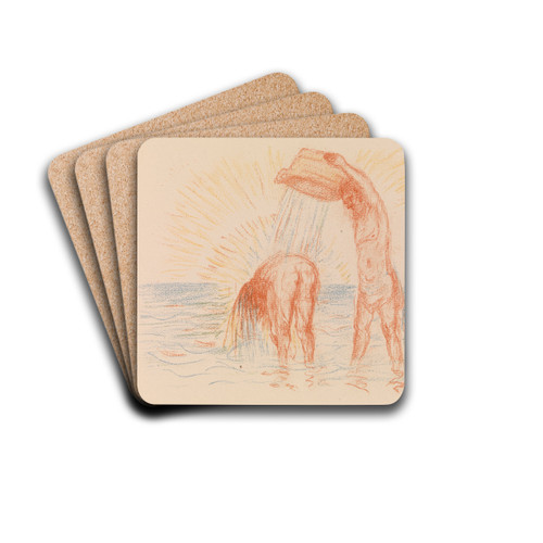 The Baptism of Christ by James Ensor Drink Coasters - set of 4