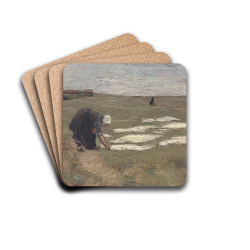 Bleiche auf den Dnen bei Katwijk by Max Liebermann Drink Coasters - set of 4