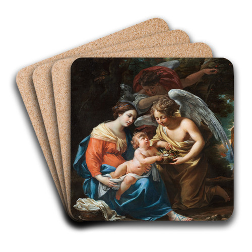 Rest on the Flight into Egypt by Charles Poerson Art Drink Coaster set