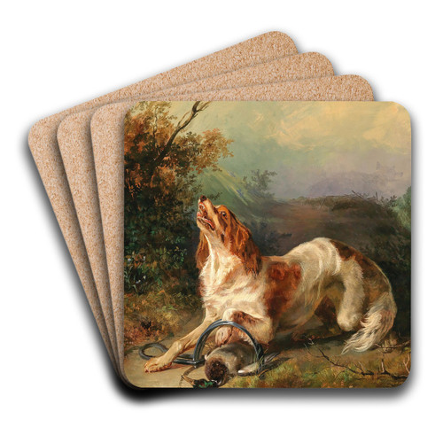 Die Falle by Johann Matthias Ranftl Art Drink Coaster set