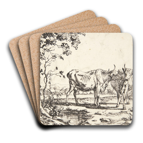 To ker by Marcus de Bye Art Drink Coaster set