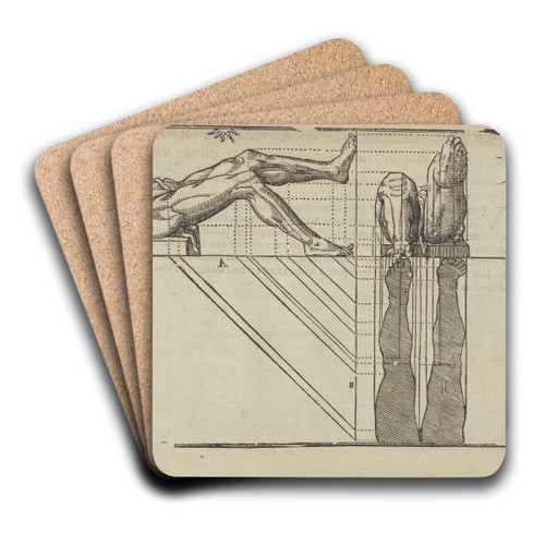 L'art de dessiner de Maistre Jean Cousin Pl.19 by Jean Cousin the Younger Art Drink Coaster set L'art de dessiner de Maistre Jean Cousin Pl.19 by Jean Cousin the Younger Art Drink Coaster set