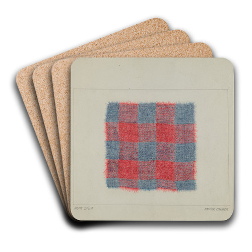 Textile by Frank Maurer Art Drink Coaster set