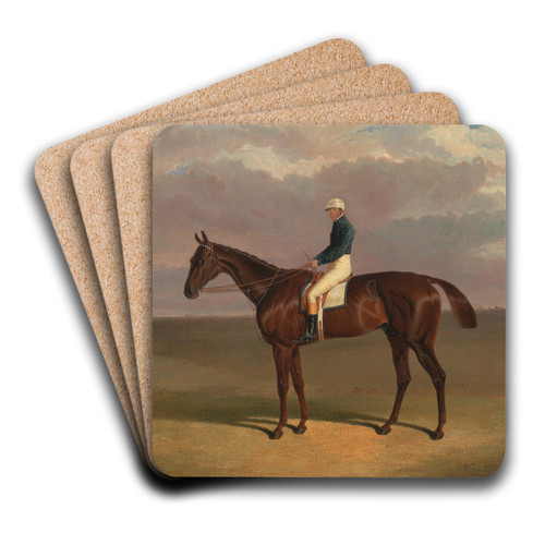 Margrave' with James Robinson Up by John Frederick Herring Snr. Art Drink Coaster set Margrave' with James Robinson Up by John Frederick Herring Snr. Art Drink Coaster set