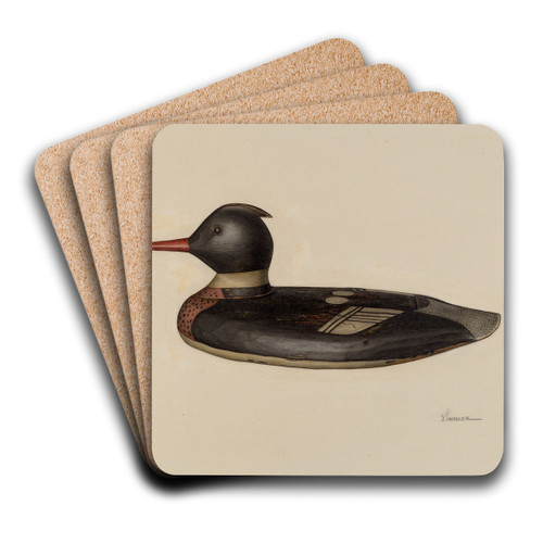 Decoy by Selma Sandler Art Drink Coaster set